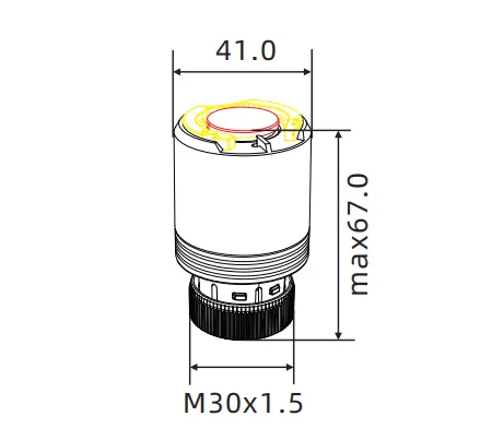 MENRED TM30.23 electro-thermal actuator product details