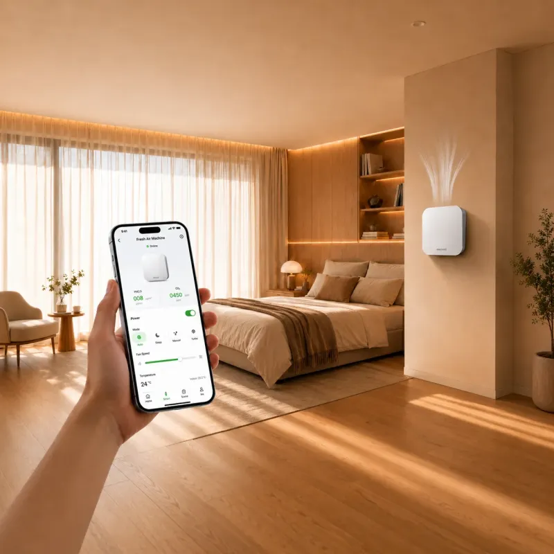 MENRED Be160 Ductless Single-Room HRV, 60 m³/h