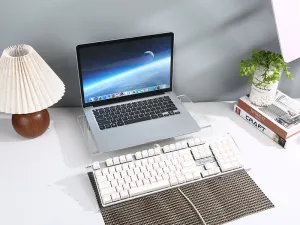 Computer and keyboard display rack