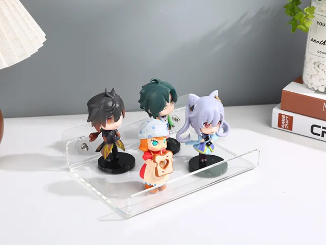 Transparent U-hole rack