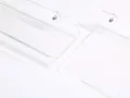 Transparent U-hole rack