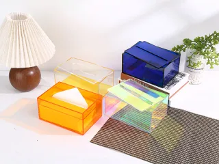 Single-layer top-opening tissue box