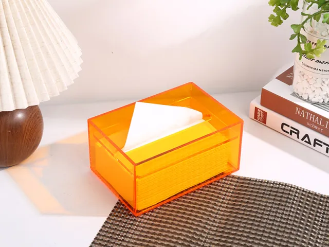 Single-layer top-opening tissue box