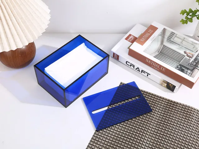 Single-layer top-opening tissue box