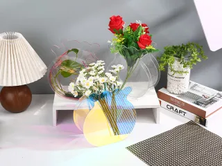 Fish tank flower pot