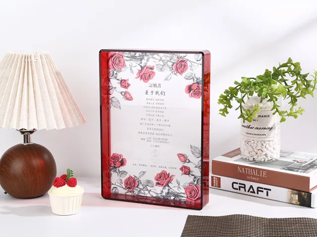 Festive custom photo frame