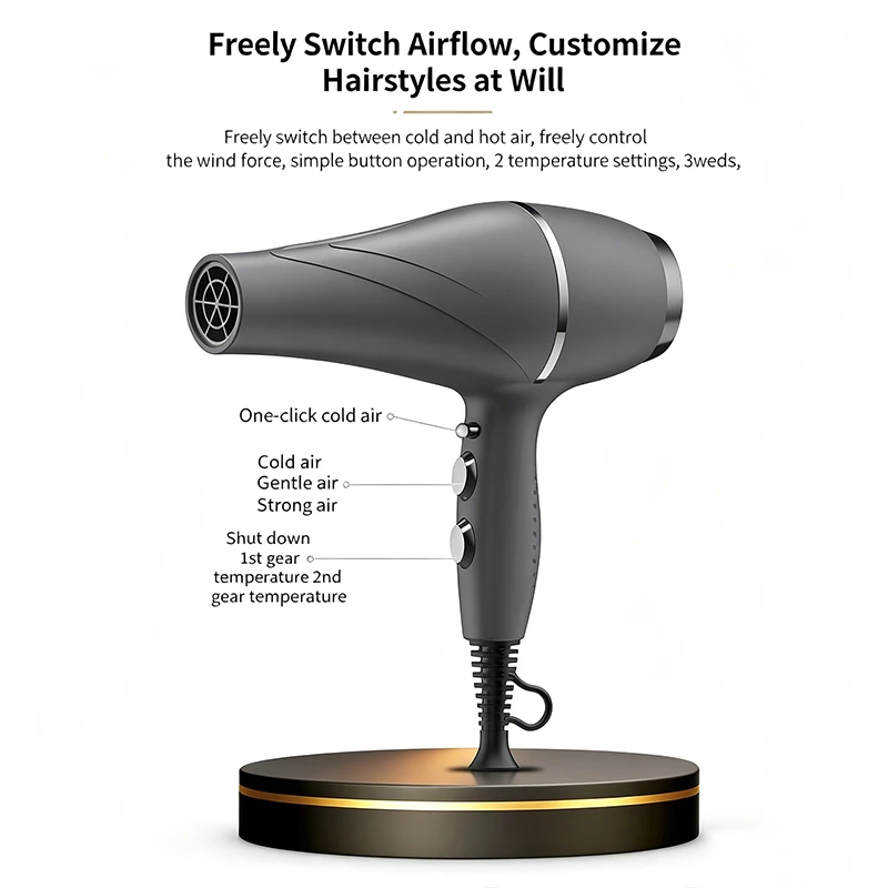  hot seller Bulk 2100W Small Home Hair Dryer, Portable Hair Dryer for Resale & Distribution