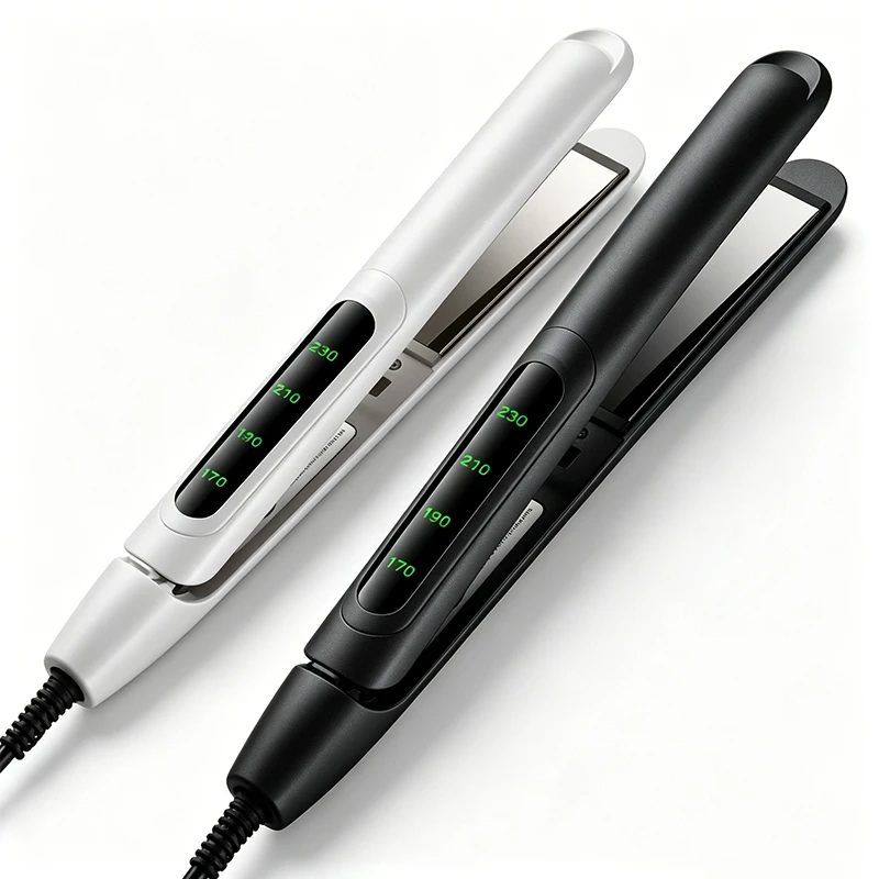 Professional Salon 2 In 1 Hair Straightener Curler | LED Digital Temp Display Wholesale