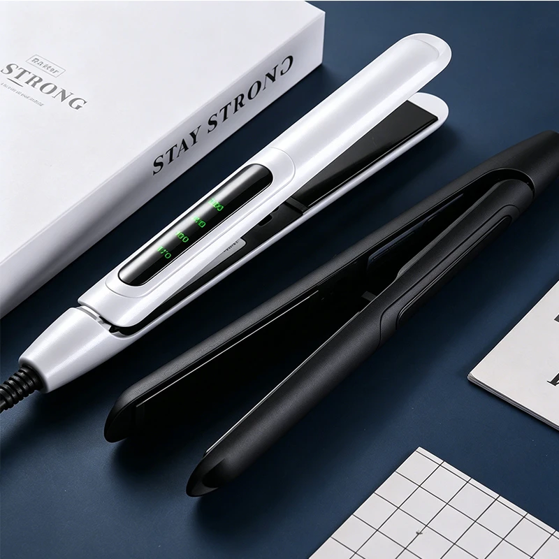 Professional Salon 2 In 1 Hair Straightener Curler | LED Digital Temp Display Wholesale