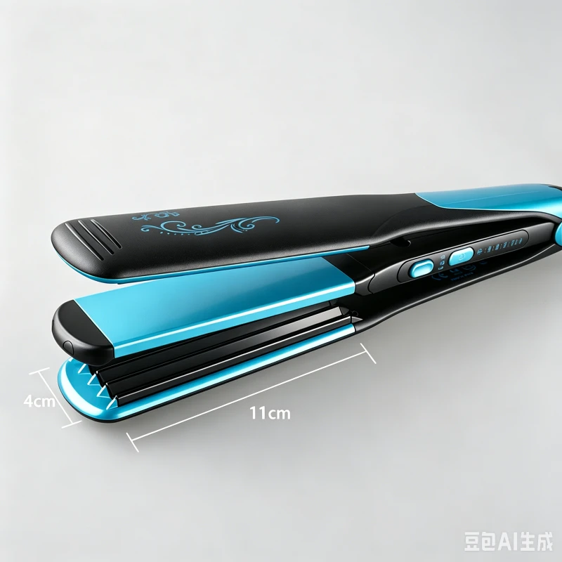 70W High Power Wet Dry 2-in-1 Tourmaline Ceramic Hair Straightener Curler