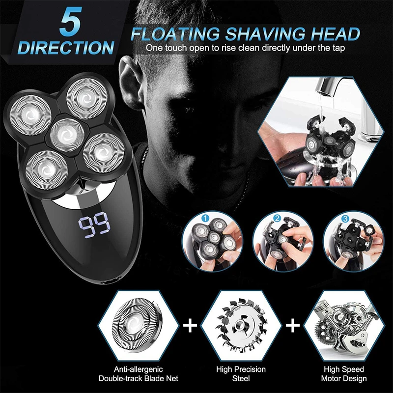 7 blade men razor