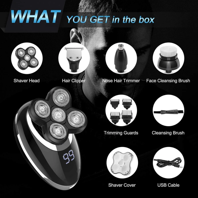 7 blade men razor
