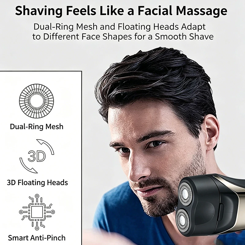 Reciprocating Foil Electric Shaver For Men