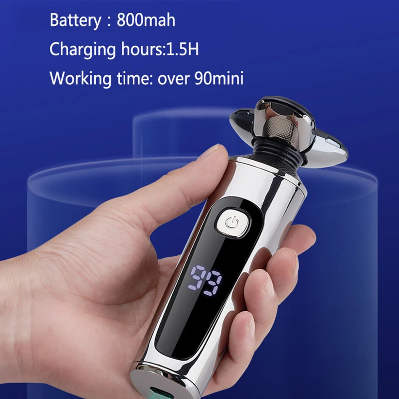 3 -heads electric shaver