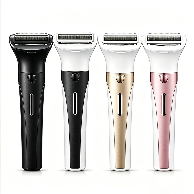 New Women Waterproof Hair Removal Kit Wholesale | LED Cordless Bikini Nose Trimmer