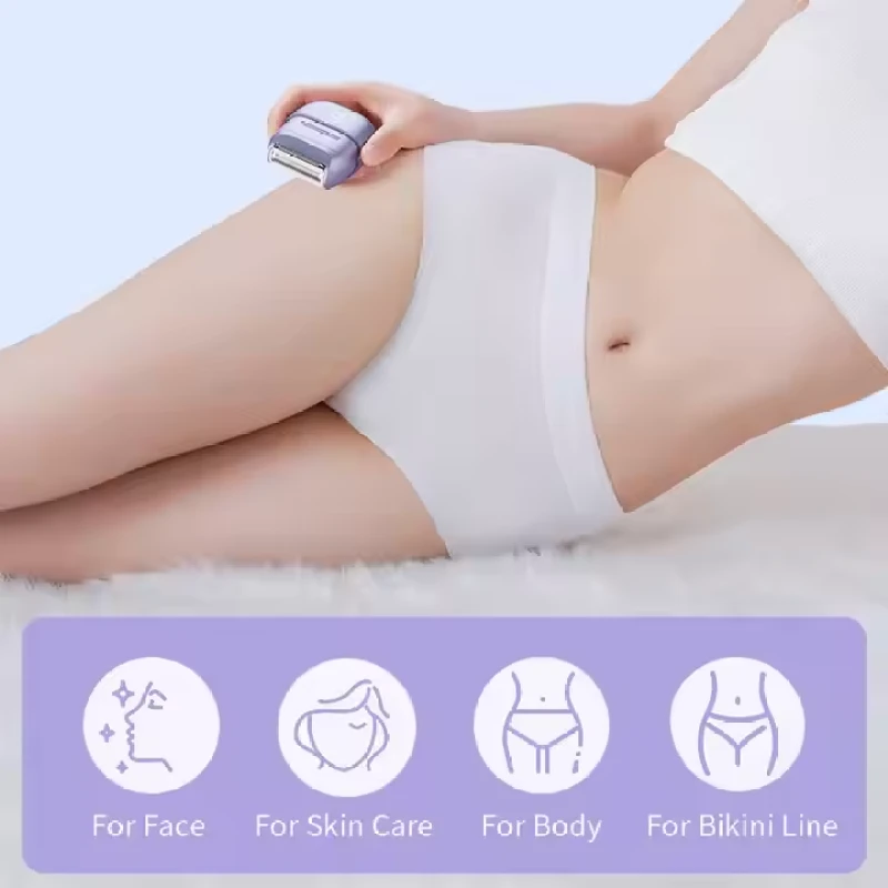 New Women Waterproof Hair Removal Kit Wholesale | LED Cordless Bikini Nose Trimmer