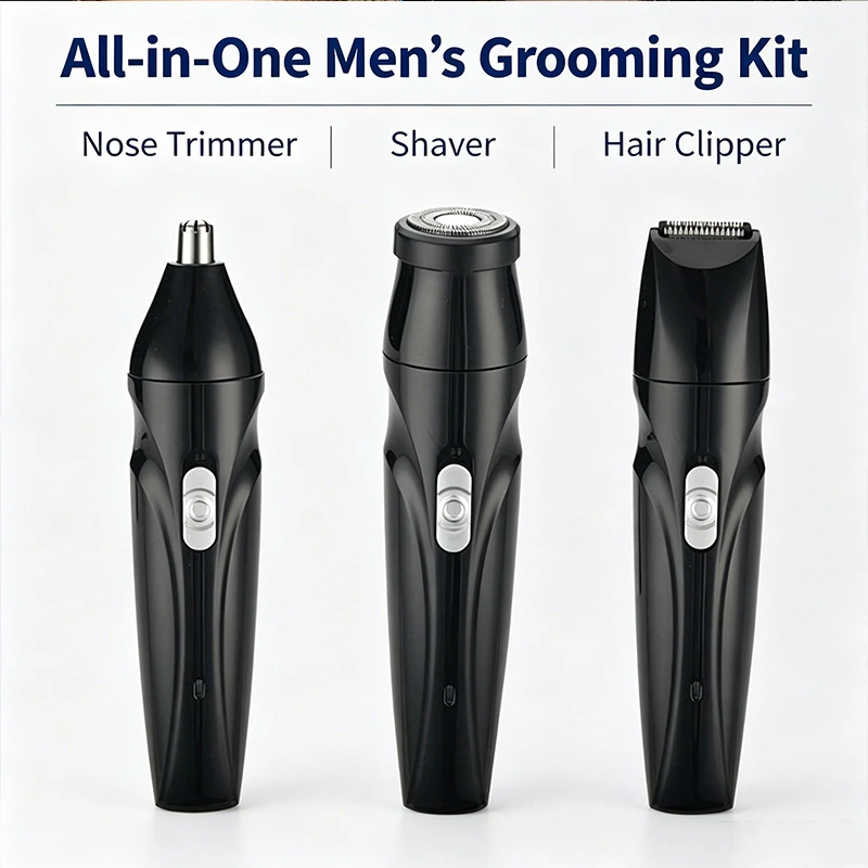 Men Electric Nose Hair Trimmer Kit