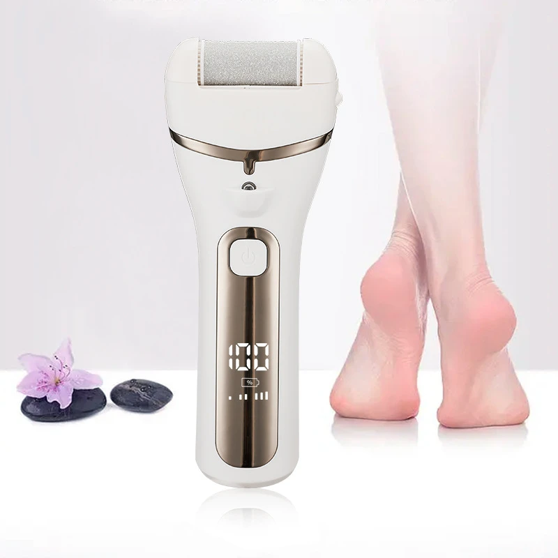 Electric Callus Remover, USB Type-C Rechargeable IPX7 Waterproof Digital Display Pedicure Dead Skin Exfoliator Foot Grinder, Factory Direct No Middleman Markup OEM Wholesale