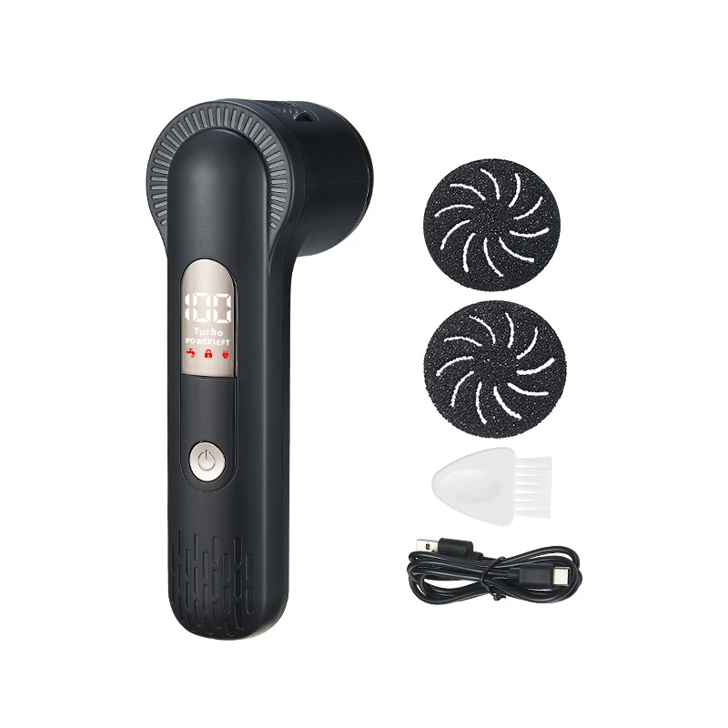 Electric Callus Remover, USB Type-C Rechargeable IPX7 Waterproof Digital Display Pedicure Dead Skin Exfoliator Foot Grinder, Factory Direct No Middleman Markup OEM Wholesale