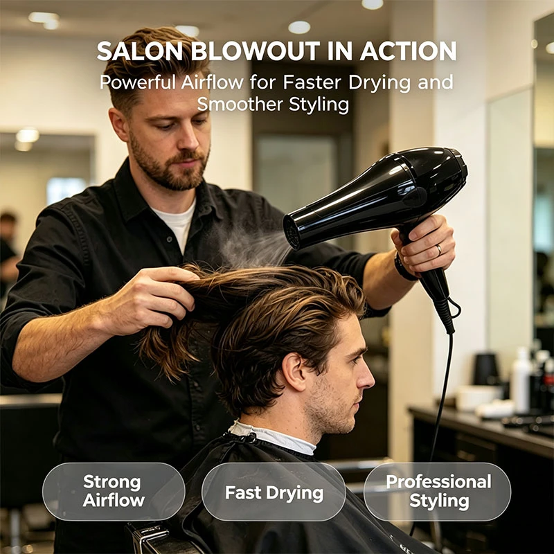 Wholesale Premium Salon Hair Styling Tools Set, High Power Turbo Ionic Hair Dryer Kit OEM Private Label