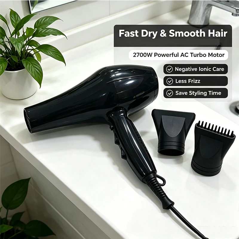 Wholesale Premium Salon Hair Styling Tools Set, High Power Turbo Ionic Hair Dryer Kit OEM Private Label