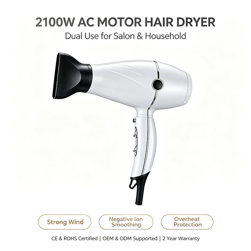  hot seller Bulk 2100W Small Home Hair Dryer, Portable Hair Dryer for Resale & Distribution