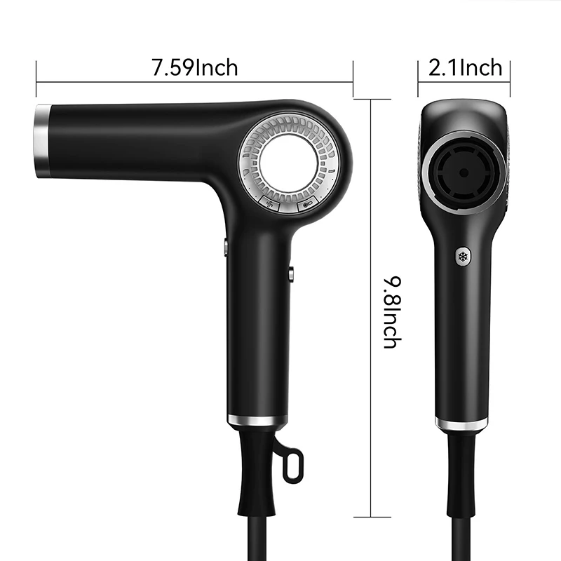  110000RPM BLDC Brushless Hair Dryer, High Power Negative Ionic Fast Drying Salon Hair Dryer, Factory Direct Supply OEM Custom Logo Wholesale Bulk Order