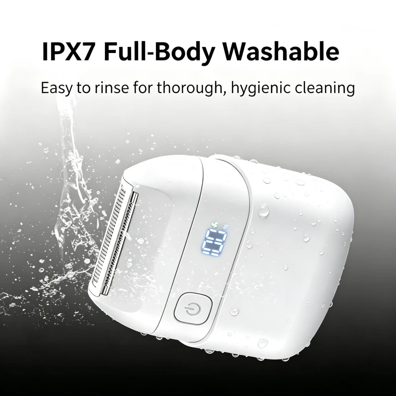 Rechargeable Women Electric Facial Hair Remover Upgrade Portable Mini Shaver for Chin Cheek Arm Hair Removal