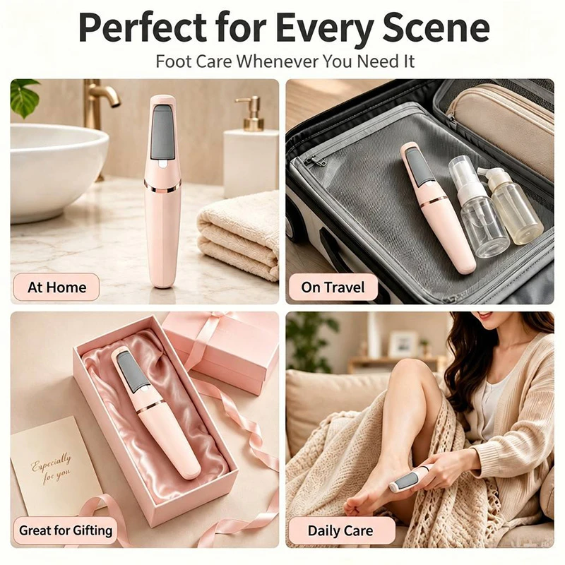 Electric Callus Remover, USB Type-C Rechargeable IPX7 Waterproof Digital Display Pedicure Dead Skin Exfoliator Foot Grinder, Factory Direct No Middleman Markup OEM Wholesale