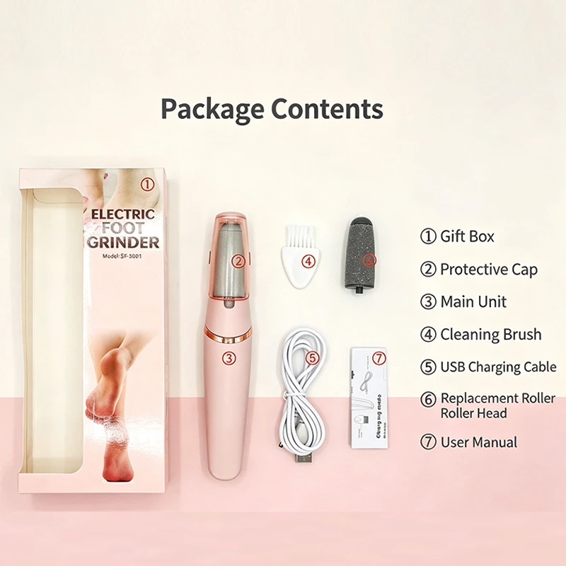 Wholesale OEM Electric Callus Remover Factory | Salon Foot Dead Skin Grinder