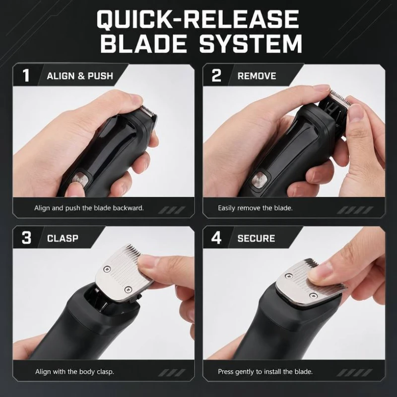 Professional 2‑in‑1 Cordless Hair Clipper & Hair Trimmer Kit | OEM / ODM Supported | SANDU