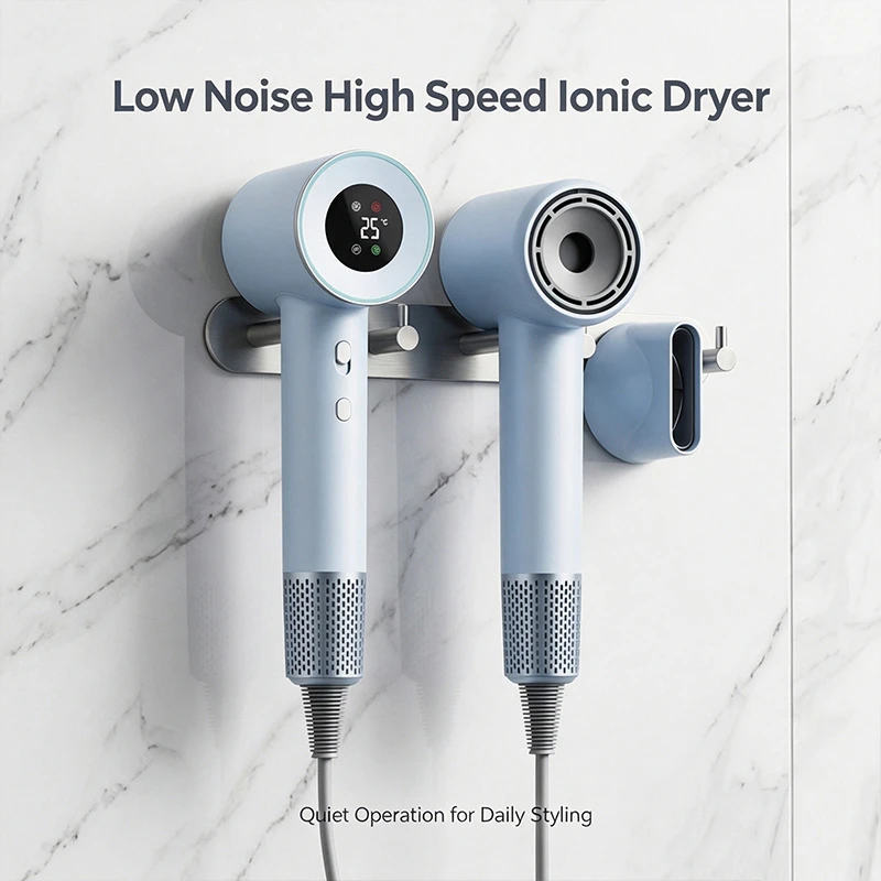 Factory Direct 110000RPM BLDC Hair Dryer & Blow Dryer, Digital Constant Temp Blow Dryer With Magnetic Hair Dryer Accessories Wholesale