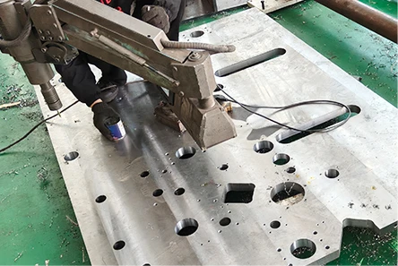 Inspect and position the wall panels after they  are returned to the factory