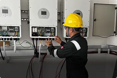 10KW photovoltaic energy storage power supply system project in the oil field area of ​​Malaysia