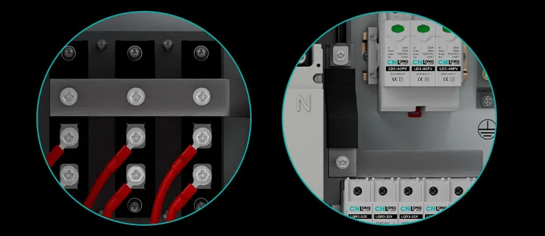 Heavy-Duty Copper Busbar