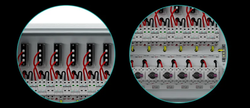 Heavy-Duty Copper Busbar