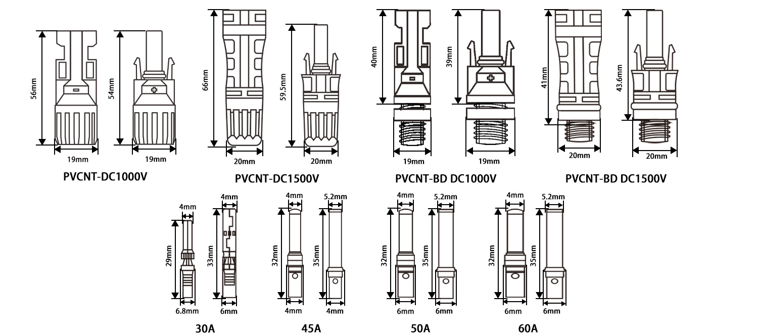 MC4 Size