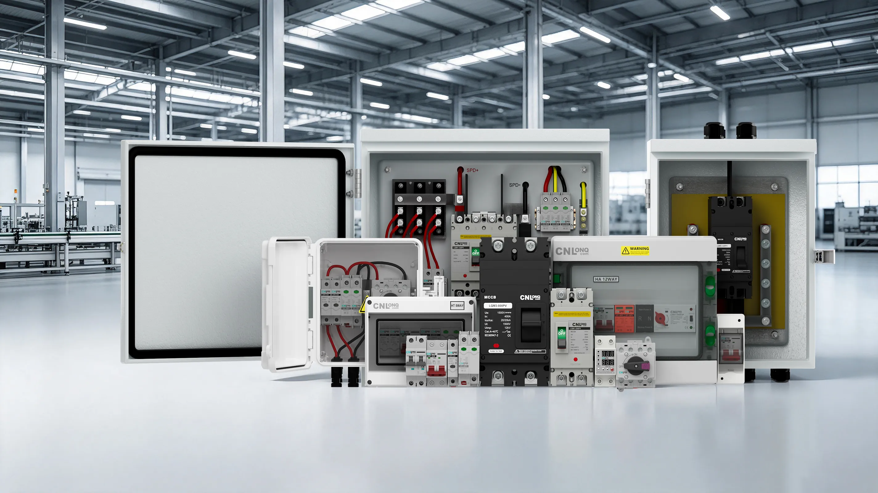 CNLONQ One-Stop Photovoltaic Electrical Equipment Product Line