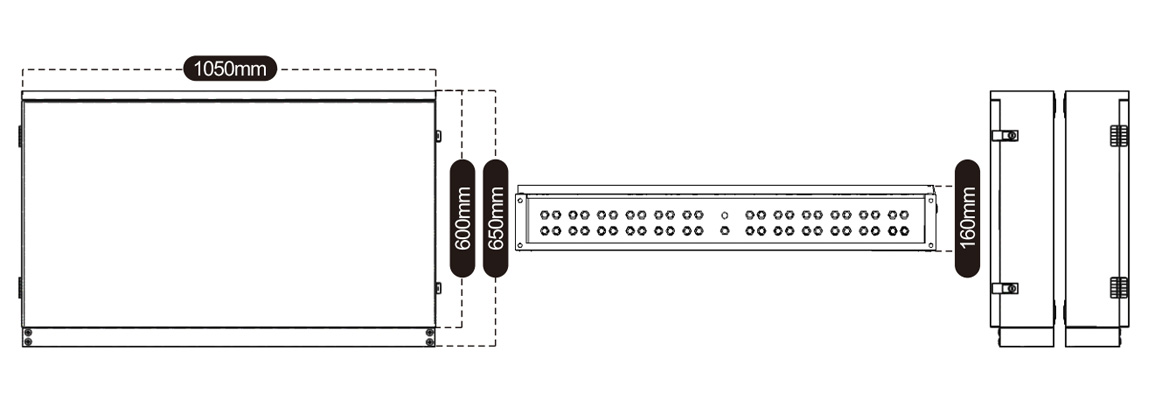 pv combiner box 12in 12out size