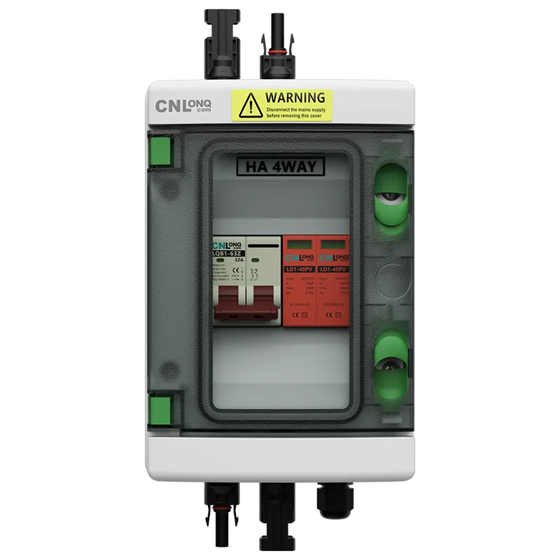 1in 1out IP65 Lightning Protection Combiner Box DC500V