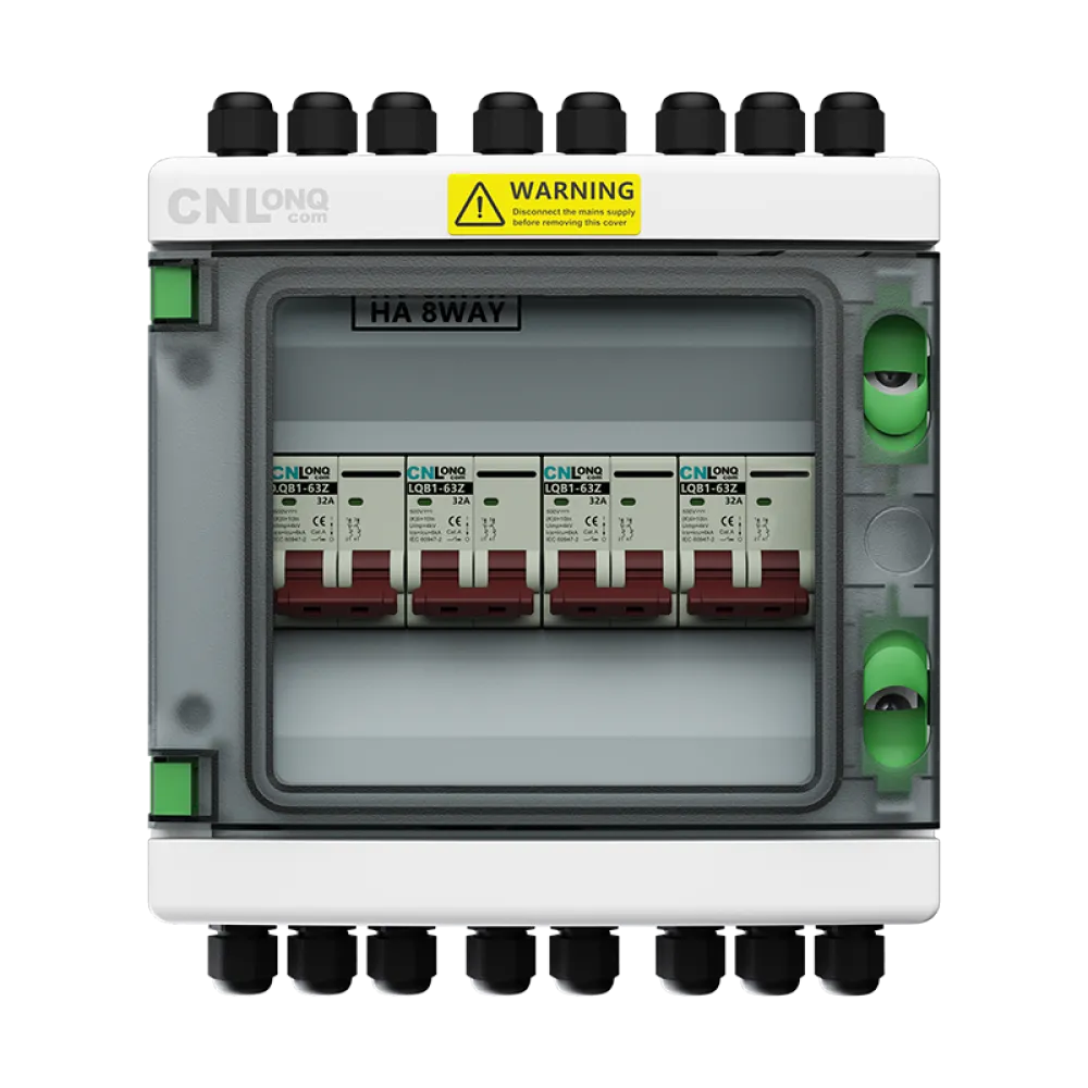 4in 4out IP65 Circuit Breaker Box DC500V
