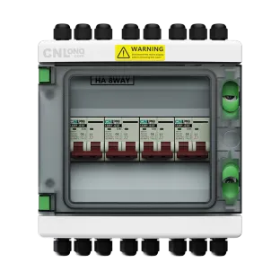 4in 4out IP65 Circuit Breaker Box DC500V