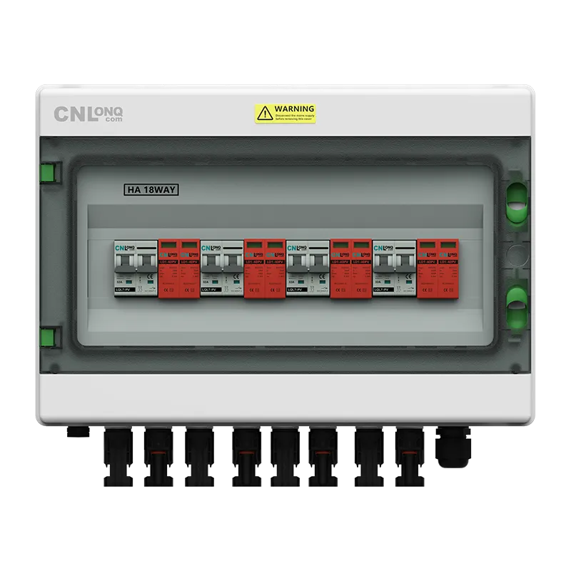 4in 4out IP65 Lightning Protection Combiner Box DC600V