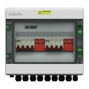 2in 2out IP65 Lightning Protection Circuit Breaker Box DC1000V