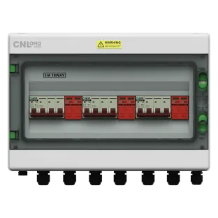 3in 3out IP65 Lightning Protection with Circuit Breaker Box DC1000V