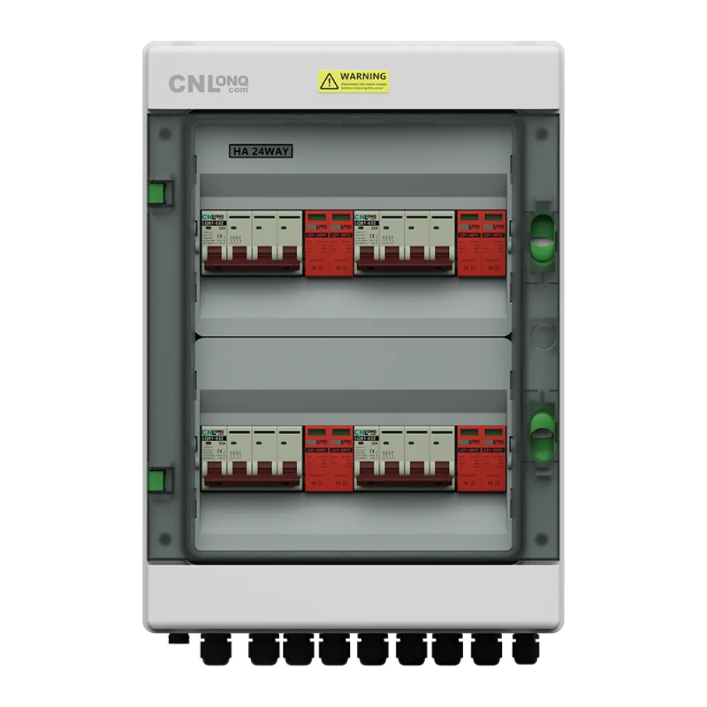 4in 4out IP65 Lightning Protection with Circuit Breaker Box DC1000V