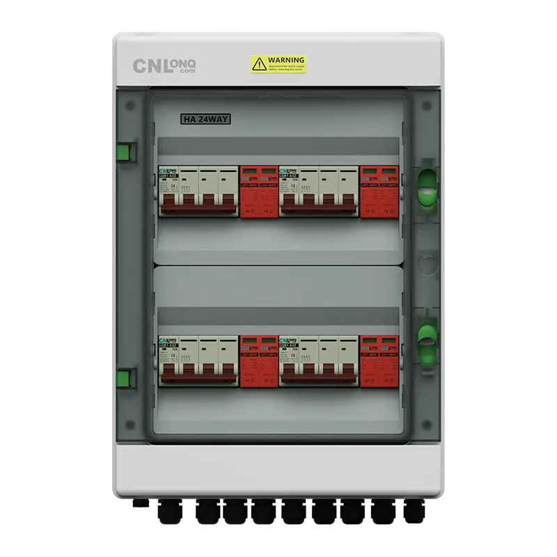 4in 4out IP65 Lightning Protection with Circuit Breaker Box DC1000V