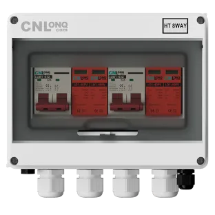 2in 2out IP65 Lightning Protection Combiner Box DC500V