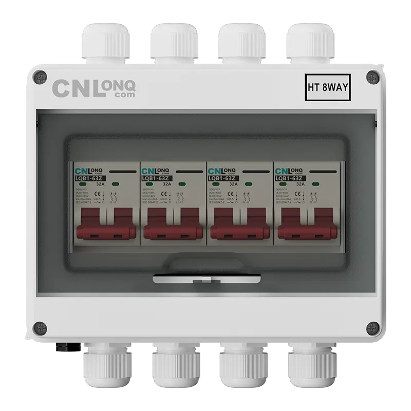4in 4out IP65 Circuit Breaker Box DC500V
