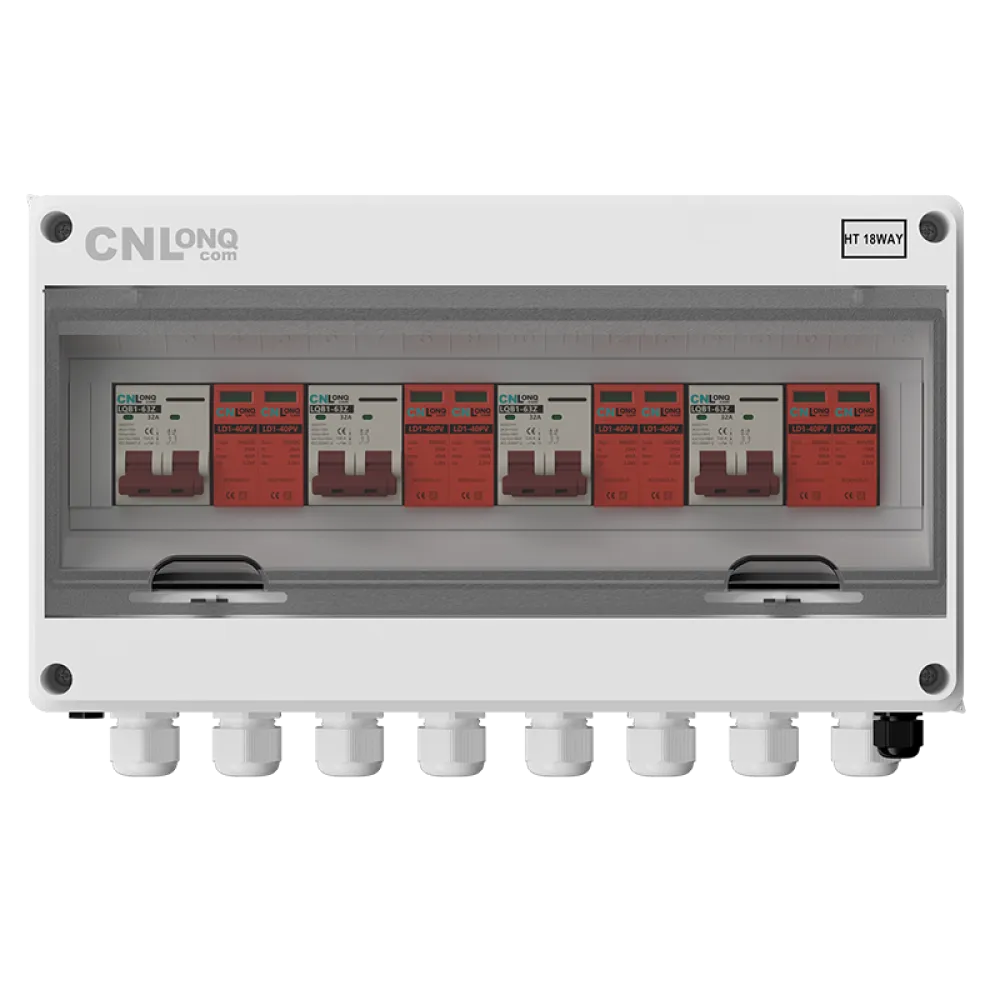 4in 4out IP65 Lightning Protection Combiner Box DC500V